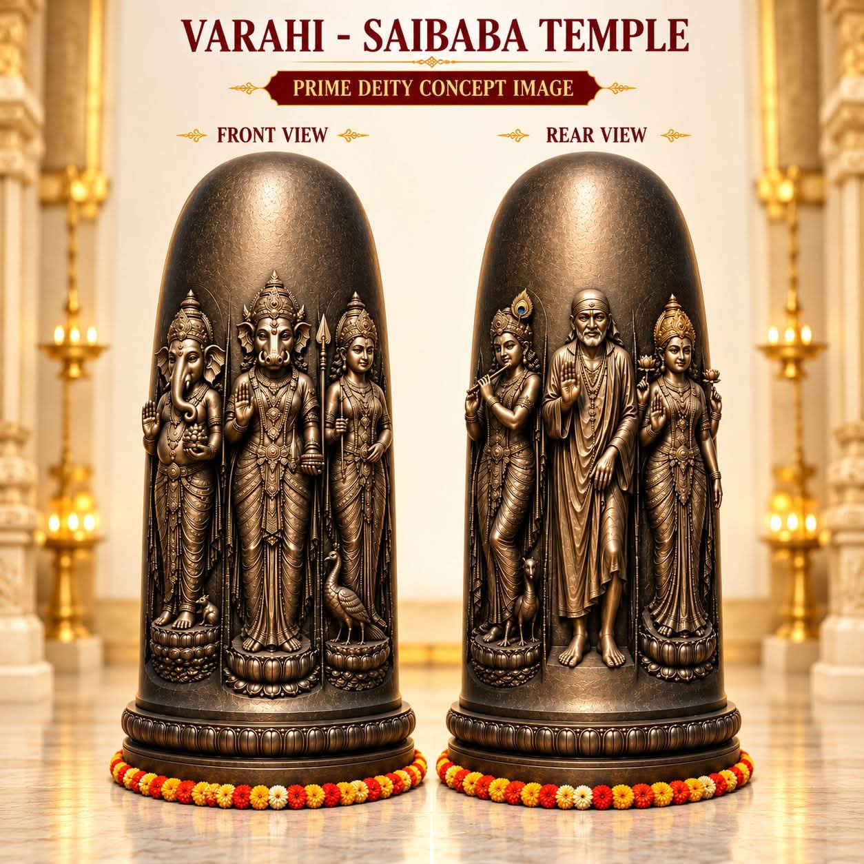 Varahi–Sai Temple concept image